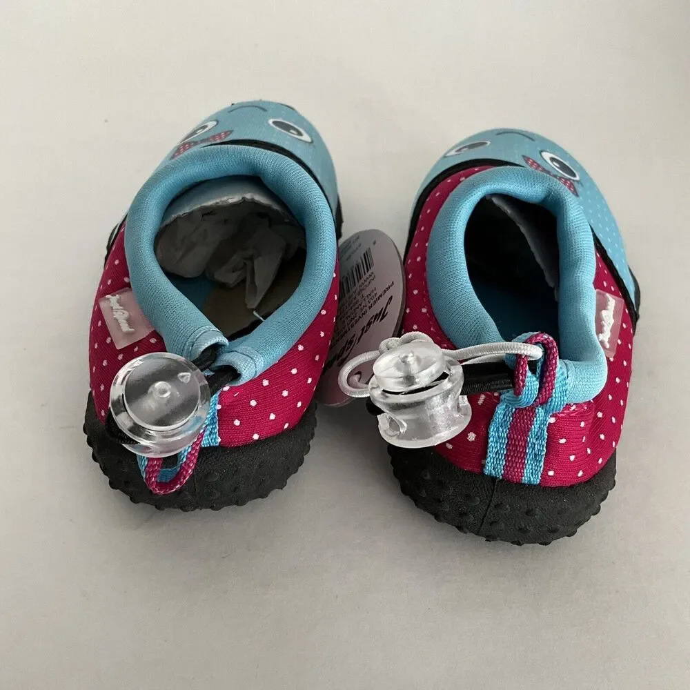 Just Speed Water Shoe Quick Dry Beach Pool Blue Kids 8